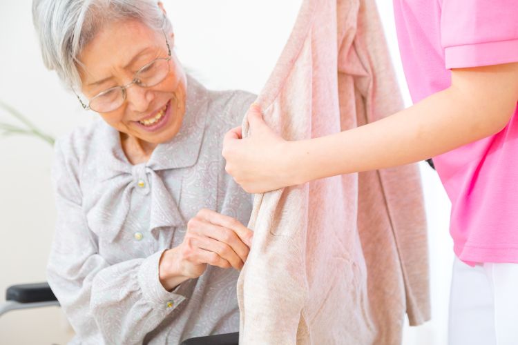 訪問介護サービス 着替え