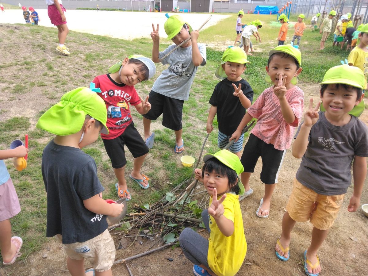 伴谷くじらこども園の職場の様子