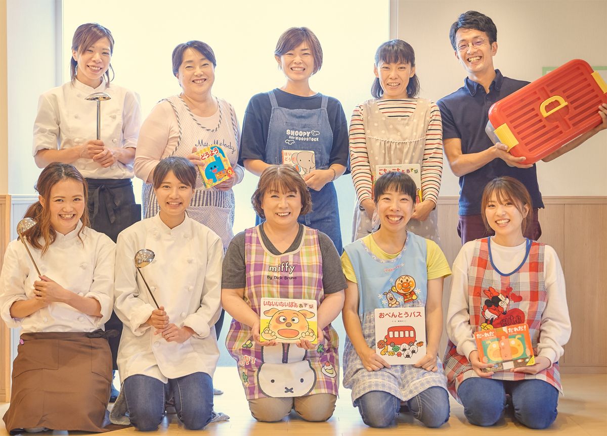みらいのまち保育園 作草部の職場の様子