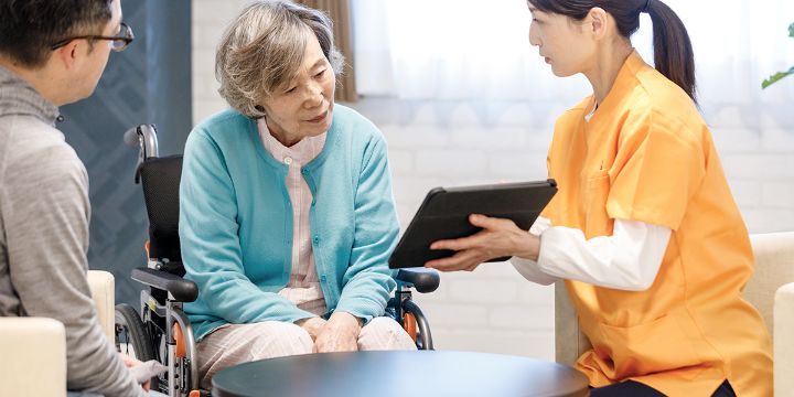 ホスピスの職場の様子