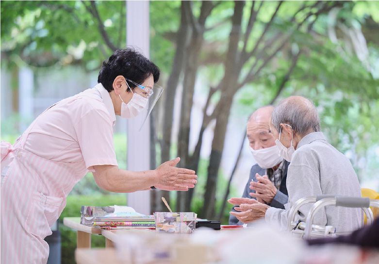 潟東けやき病院の職場の様子