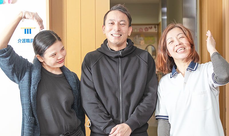 社会福祉法人松福会の職場の様子